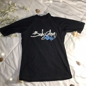 Black Body Glove Rash Guard